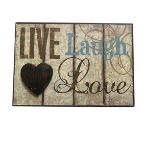 Live Love Laugh Wall Decor